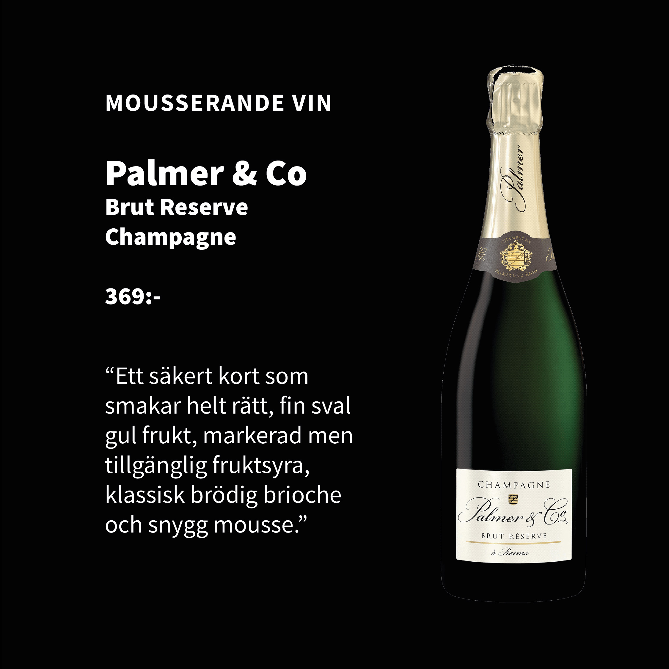Prisvärd champagne till nyårsafton